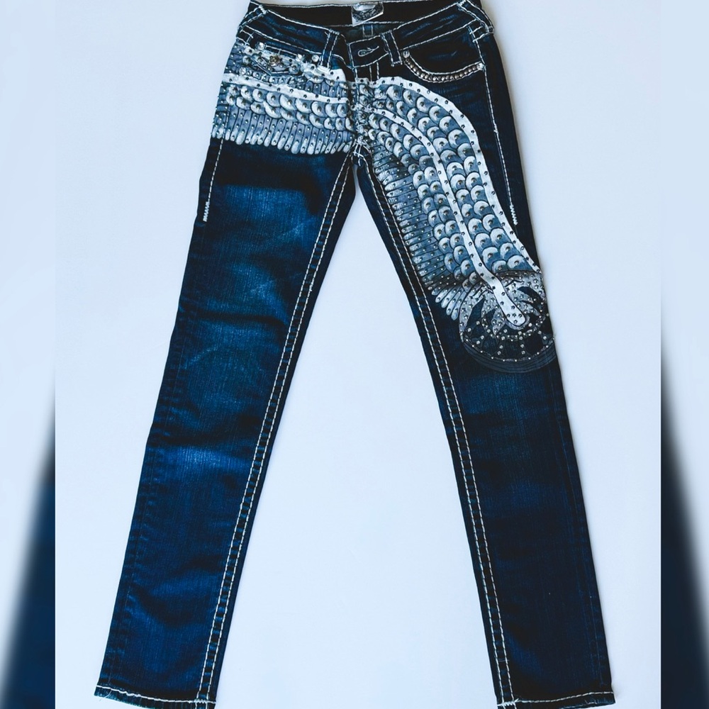 💥 BLACK DIAMOND Designer Jeans | Size 5 | Statement Denim | NEW 🔥
